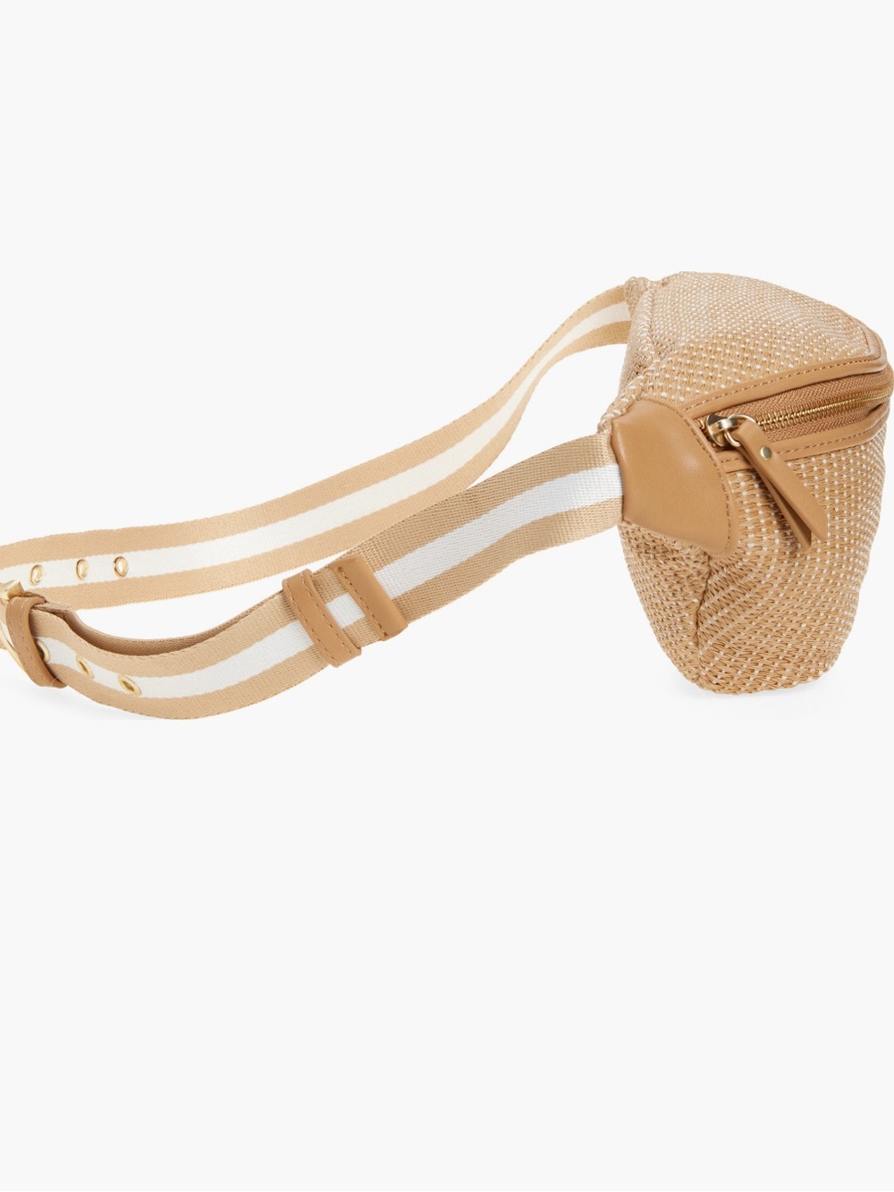 l*space Tan Woven Belt Bag - Picture 4 of 7